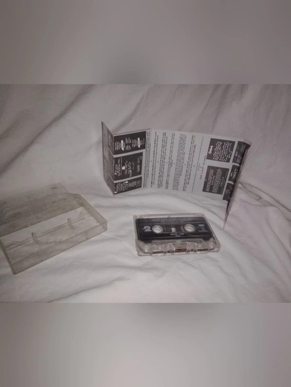 Vintage Pearl Jam ten Music Cassette Tape 1981 Sony Music Entertainment
